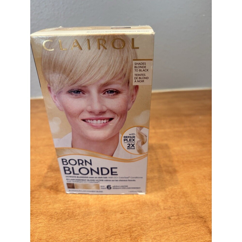 Clairol Nice'n Easy Borne Blonde Permanent Hair Color, Ultimate Blonding, 1 ct